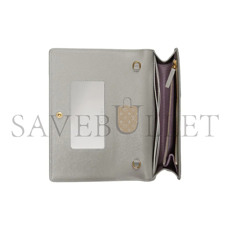 GUCCI CHAIN WALLET WITH GUCCI SCRIPT 772643 (20*12.5*4cm)